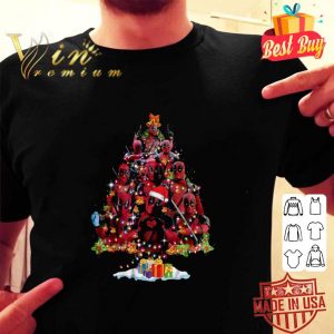 Original Marvel Deadpool Christmas Tree shirt 4