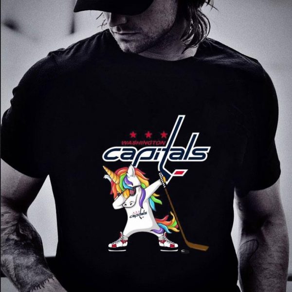 Hot Hip Hop Dabbing Unicorn Flippin Love Washington Capitals Nhl shirt 2
