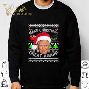 Santa Trump Make Christmas Great Again Ugly shirt 5