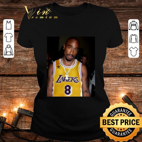 Original 2Pac Tupac Shakur 8 Lakers shirt 2