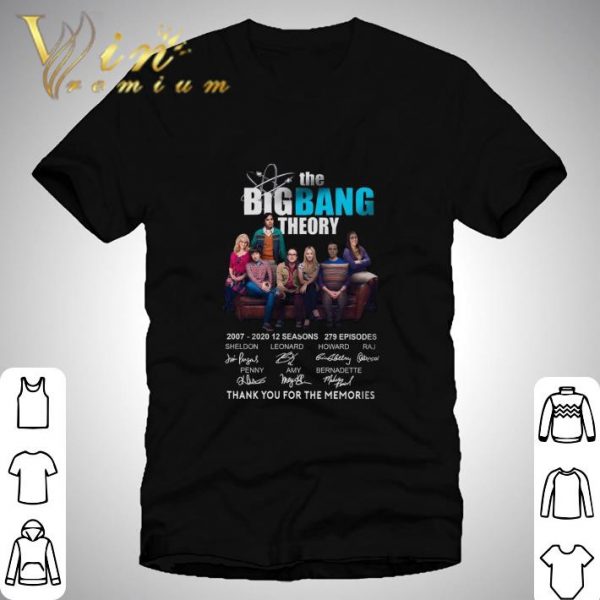 The Big Bang Theory 2007-2020 12 seasons 279 ep signatures shirt 1