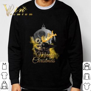 Baby Yoda Merry Christmas Death Star shirt 5