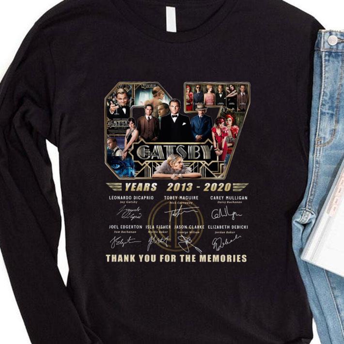 Original 67 years of The Great Gatsby 2013-2020 signatures shirt 9 Original 67 years of The Great Gatsby 2013-2020 signatures shirt