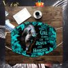 This girl runs on Jesus and horses Christ face mask 7