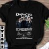 Premium Thank You Depeche Mode 40th Anniversary 1980-2020 Signed shirt 6