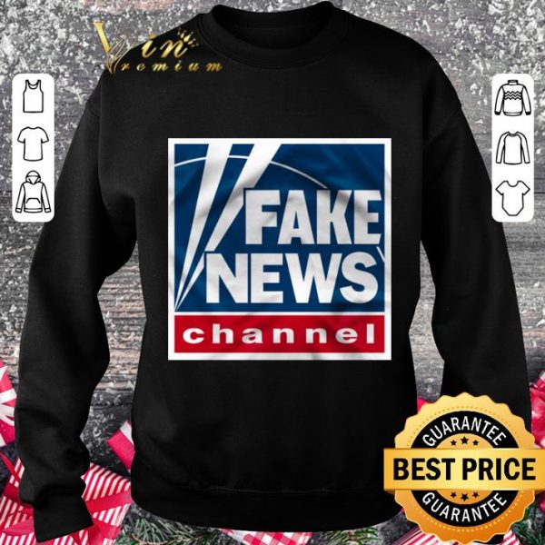 Premium Fake News Channel Social Network shirt 3