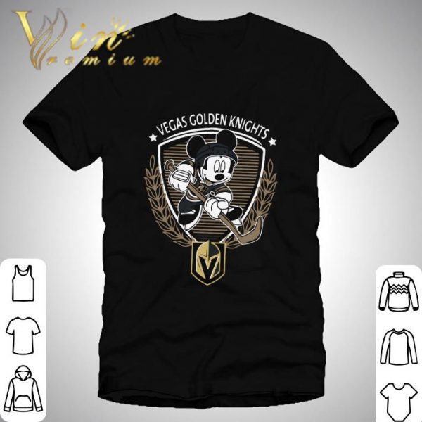 Mickey Mouse mashup Vegas Golden Knights shirt 1