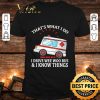 Original Halloween that's what i do boo boo bus i drive wee woo bus i know things shirt 7