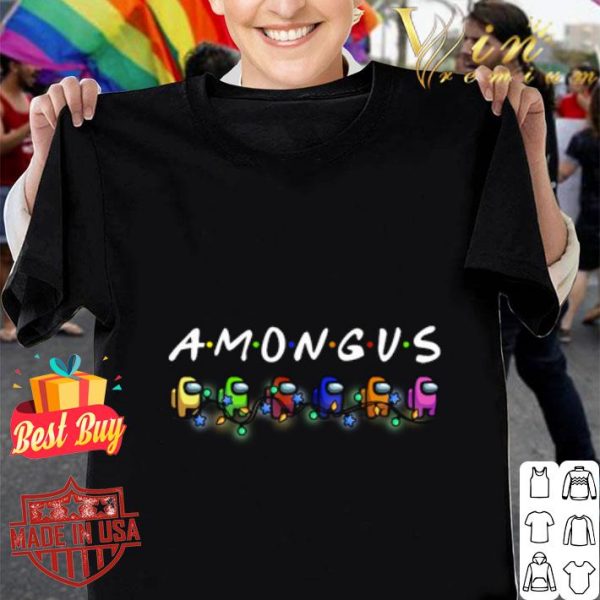 Original Friends Among Us Christmas light shirt 1