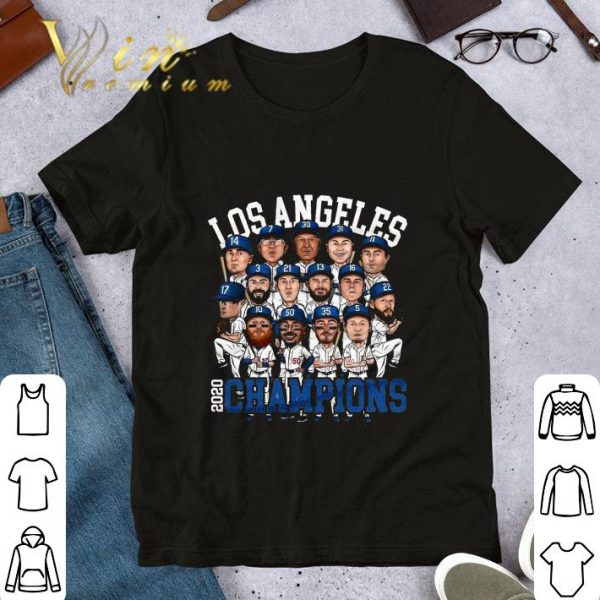Original Los Angeles Dodgers 2020 Champions Fan Art shirt 1