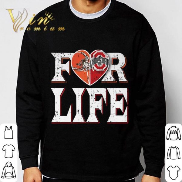For Life Cleveland Browns Ohio State Buckeyes shirt 3