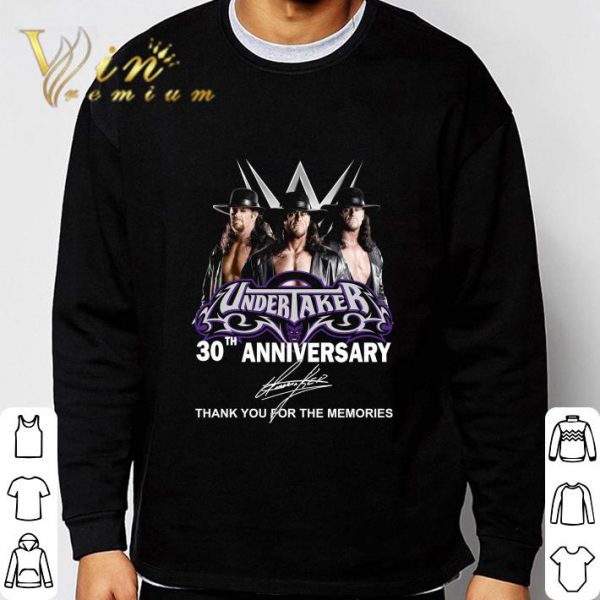 Thank You Undertaker 30th Anniversary 1990-2020 Signature shirt 3