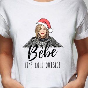 Original Schitt's Creek Moira Rose Hat Santa Bebe it's cold outside shirt 4