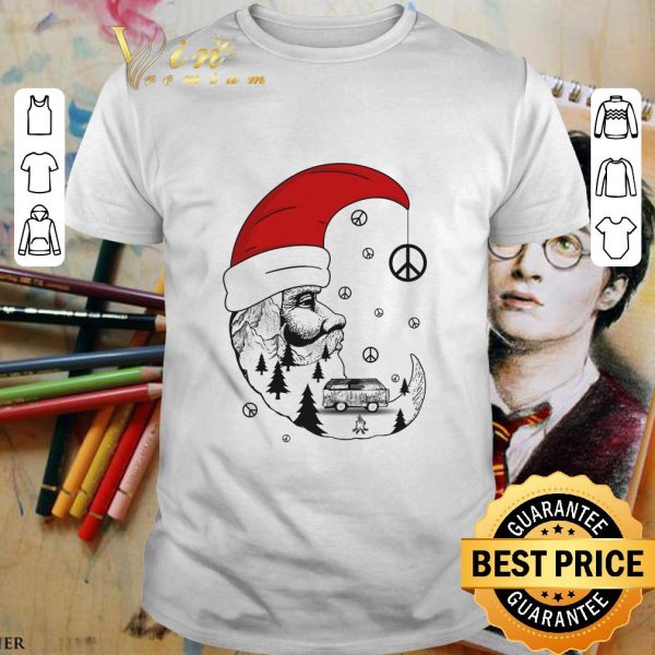Hot Santa Moon Peace Sign shirt 1