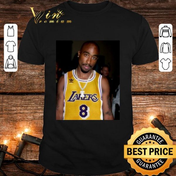 Original 2Pac Tupac Shakur 8 Lakers shirt 1