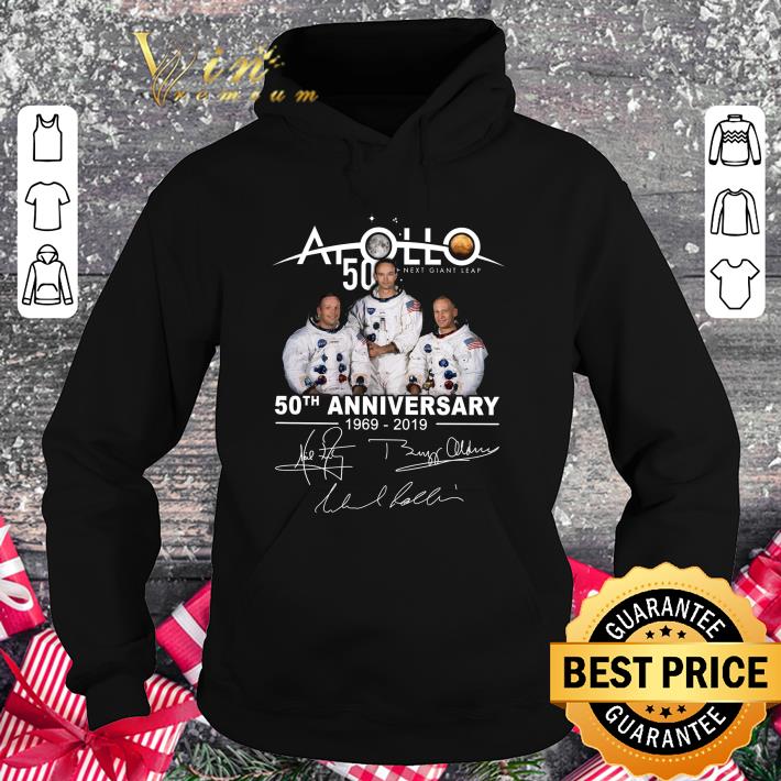 Funny Apollo 50 Next Giant Leap 50th Anniversary 1969-2019 Signatures shirt