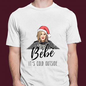 Original Schitt's Creek Moira Rose Hat Santa Bebe it's cold outside shirt 5
