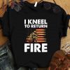 Official I Kneel To Return Fire American Flag shirt 6