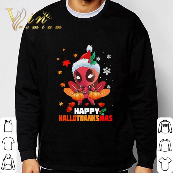 Turkey Deadpool Happy Hallothanksmas shirt 3