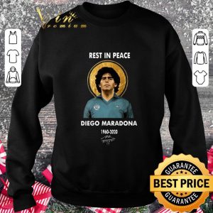 Original Diego Maradona Napoli Rest In Peace 1960-2020 Signed Football Legend shirt 5