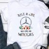 Hot Just A Girl Who Loves Her Mercedes Logo shirt 6