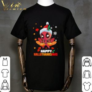 Turkey Deadpool Happy Hallothanksmas shirt 4
