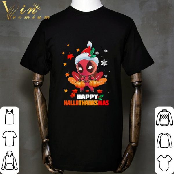 Turkey Deadpool Happy Hallothanksmas shirt 2
