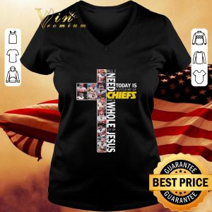 Funny Today Is A Little Bit Of Chiefs All I Need And A Whole Lot Of Jesus shirt 5