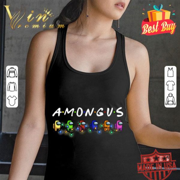 Original Friends Among Us Christmas light shirt 3