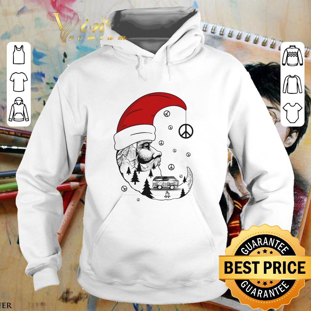 Hot Santa Moon Peace Sign shirt