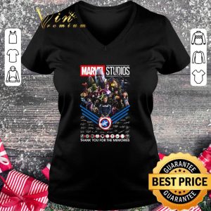 Funny Marvel Studios Superheroes Signatures Thank You For The Memories shirt 4