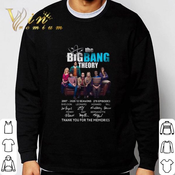 The Big Bang Theory 2007-2020 12 seasons 279 ep signatures shirt 3