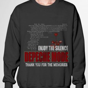 Original Enjoy The Silence Depeche Mode Thank You For The Memories shirt 5