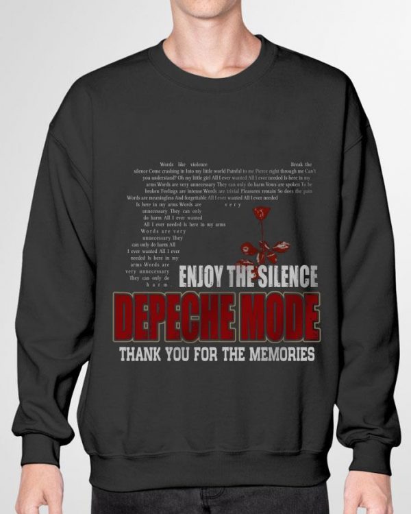 Original Enjoy The Silence Depeche Mode Thank You For The Memories shirt 3