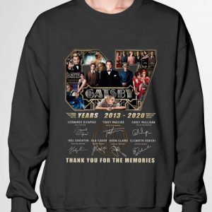 Original 67 years of The Great Gatsby 2013-2020 signatures shirt 5