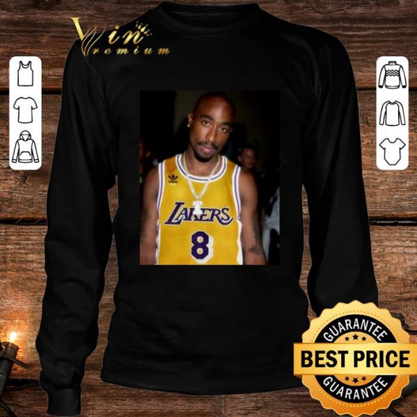 Original 2Pac Tupac Shakur 8 Lakers shirt 3