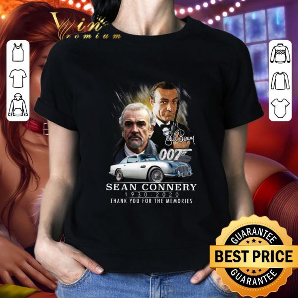 Original 007 James Bond RIP Sean Connery 1930-2020 signature shirt 2