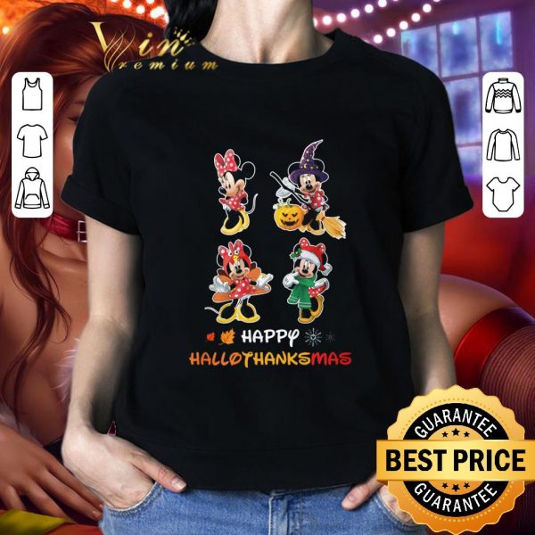 Original Turkey Minnie Mouse Happy Hallothanksmas shirt 2