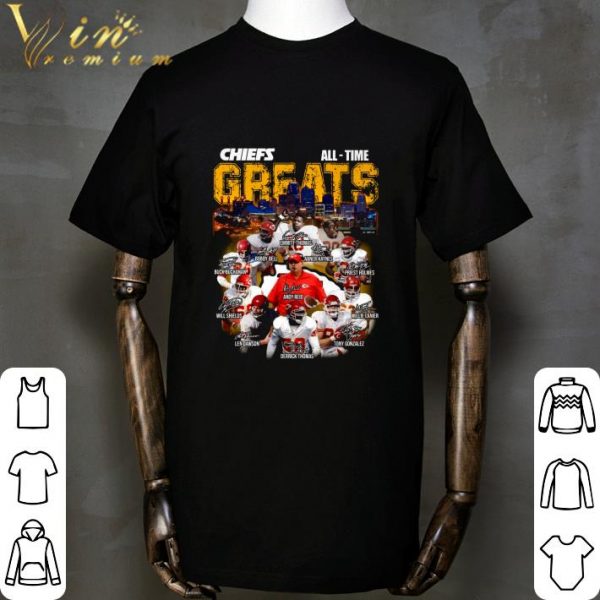 Kansas City Chiefs All Time Greats Legends Signatures shirt 2