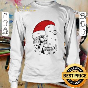 Hot Santa Moon Peace Sign shirt 5