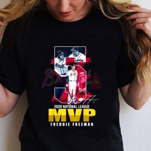 Original 5 Freddie Freeman signature 2020 National League MVP shirt 4
