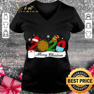Official 2020 Happy Merry Christmas With Coronavirus shirt 4