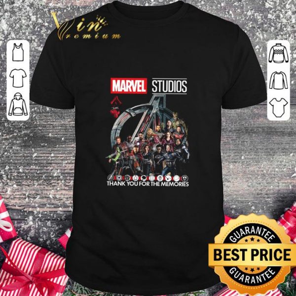 Original Marvel Studios Avengers Signatures Thank You For The Memories shirt 1