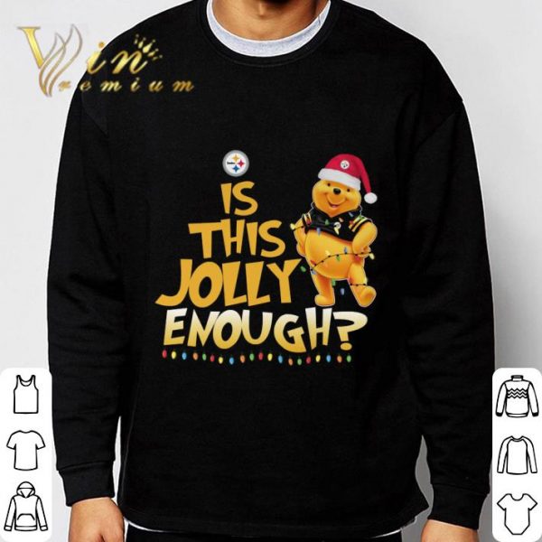 Pittsburgh Steelers Pooh Is This Jolly Enough shirt 3
