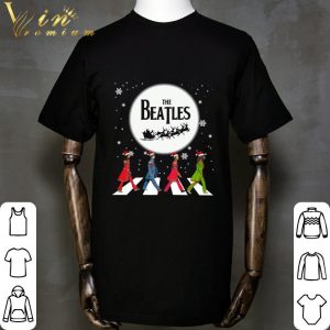 The Beatles Abbey Road Under Moon Christmas shirt 4