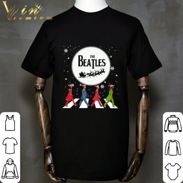 The Beatles Abbey Road Under Moon Christmas shirt 2