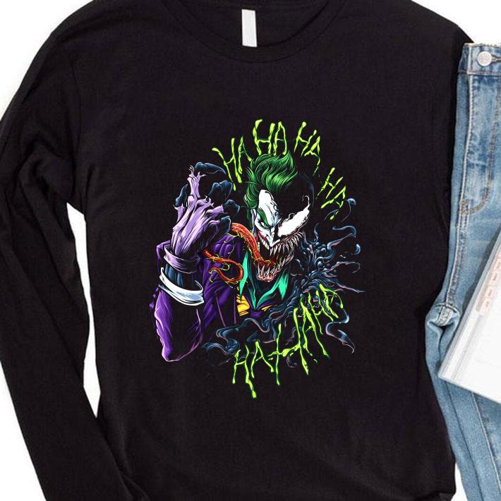 Original DC vs Marvel Joker vs Venom ha ha ha shirt