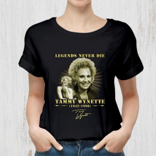 Original Legends Never Die Tammy Wynette 1942-1998 Signature shirt 2