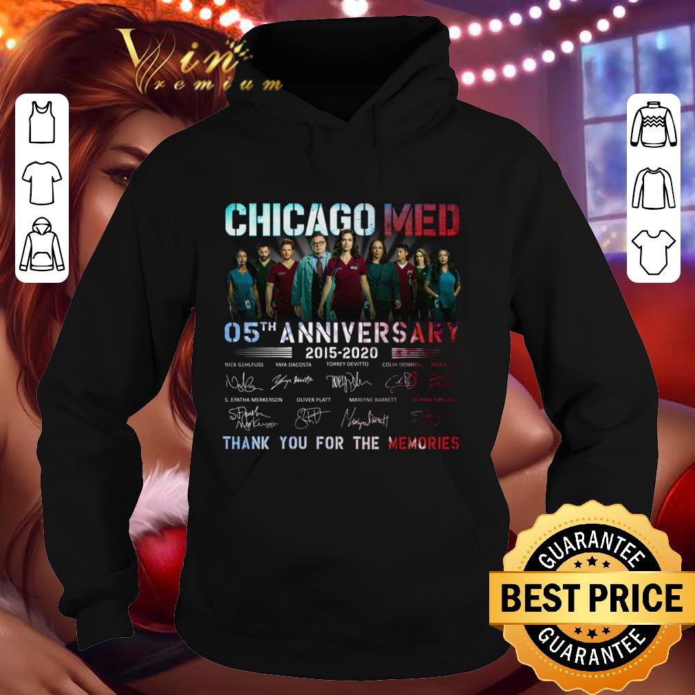 Original 05th Anniversary 2015-2020 Chicago Med TV Series Characters Signed shirt 9 Original 05th Anniversary 2015-2020 Chicago Med TV Series Characters Signed shirt