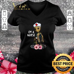 Original Baby Groot I'm A Nurse shirt 4